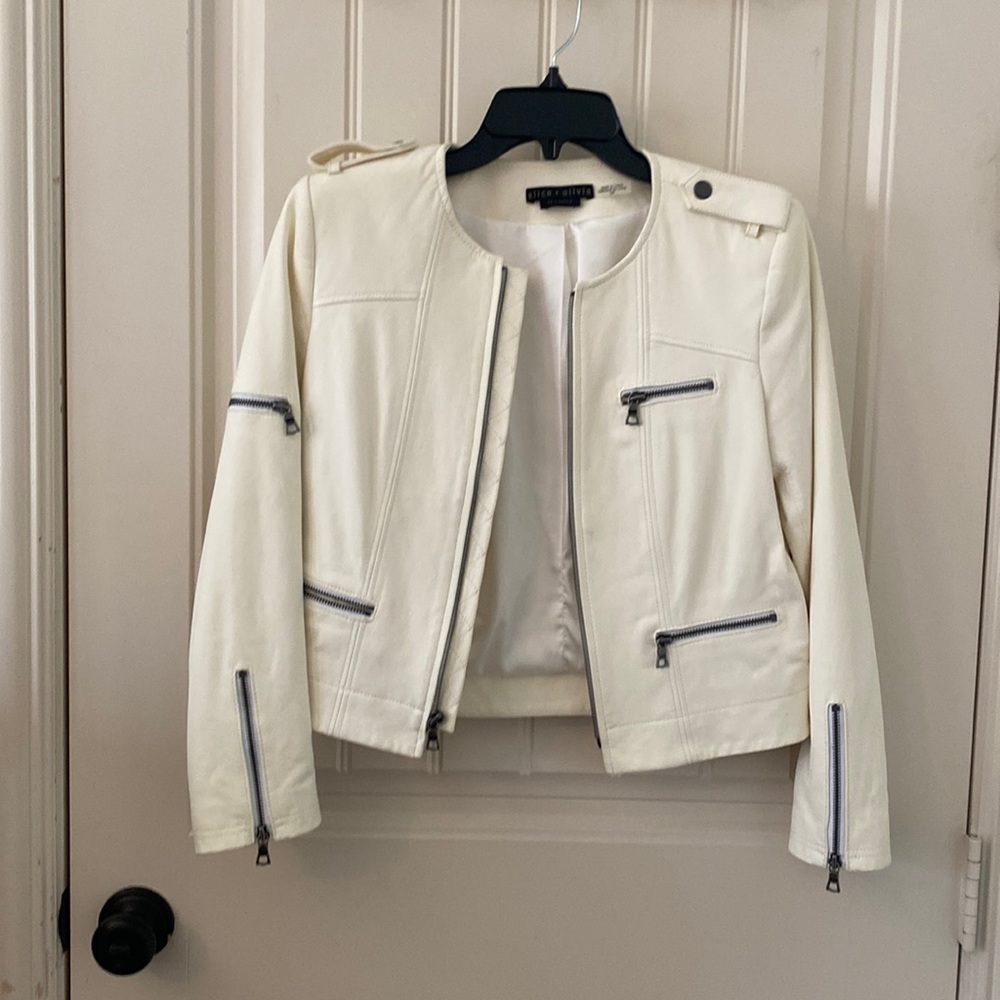 Alice and Olivia leather jacket